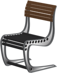 Metal Aero Chair DXF - SVG Vector CAD File for CNC Plasma Laser