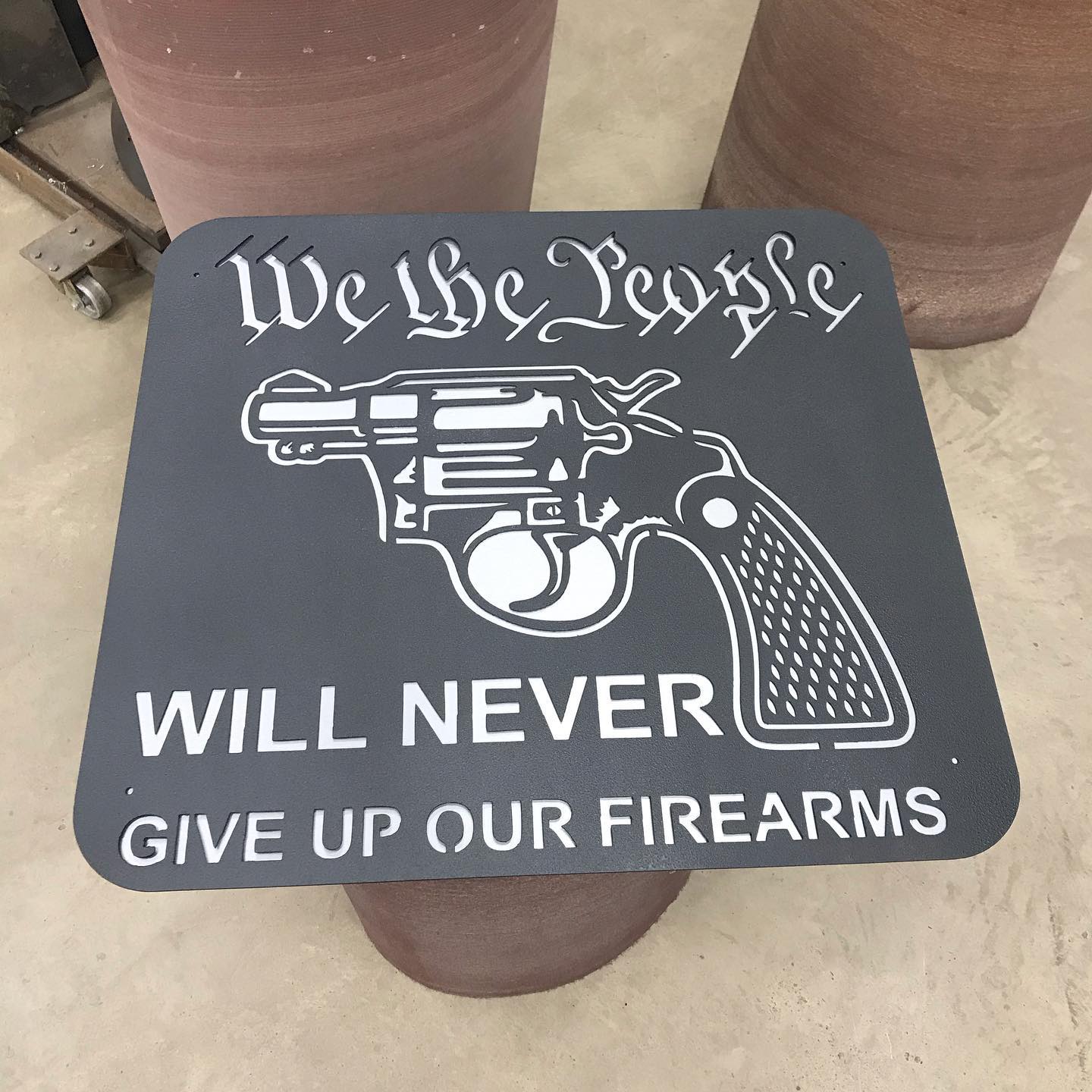 We the people Firearms Gun DXF File
