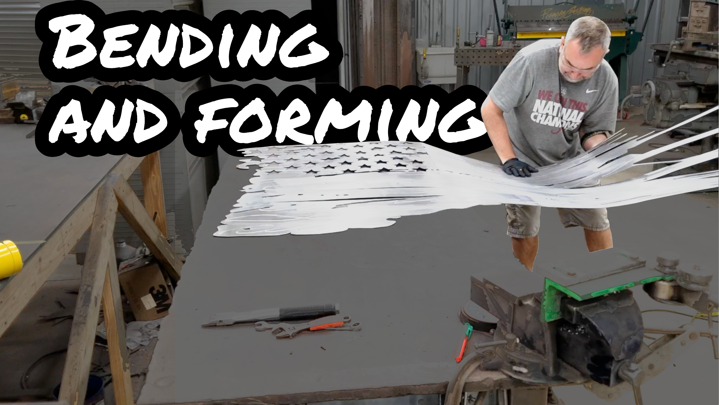 Step by Step How to Make a Tattered Metal Flag Video Training Series