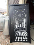 Infinity Door Metal Art Door Overlay Cover - DXF/SVG Vector CAD file