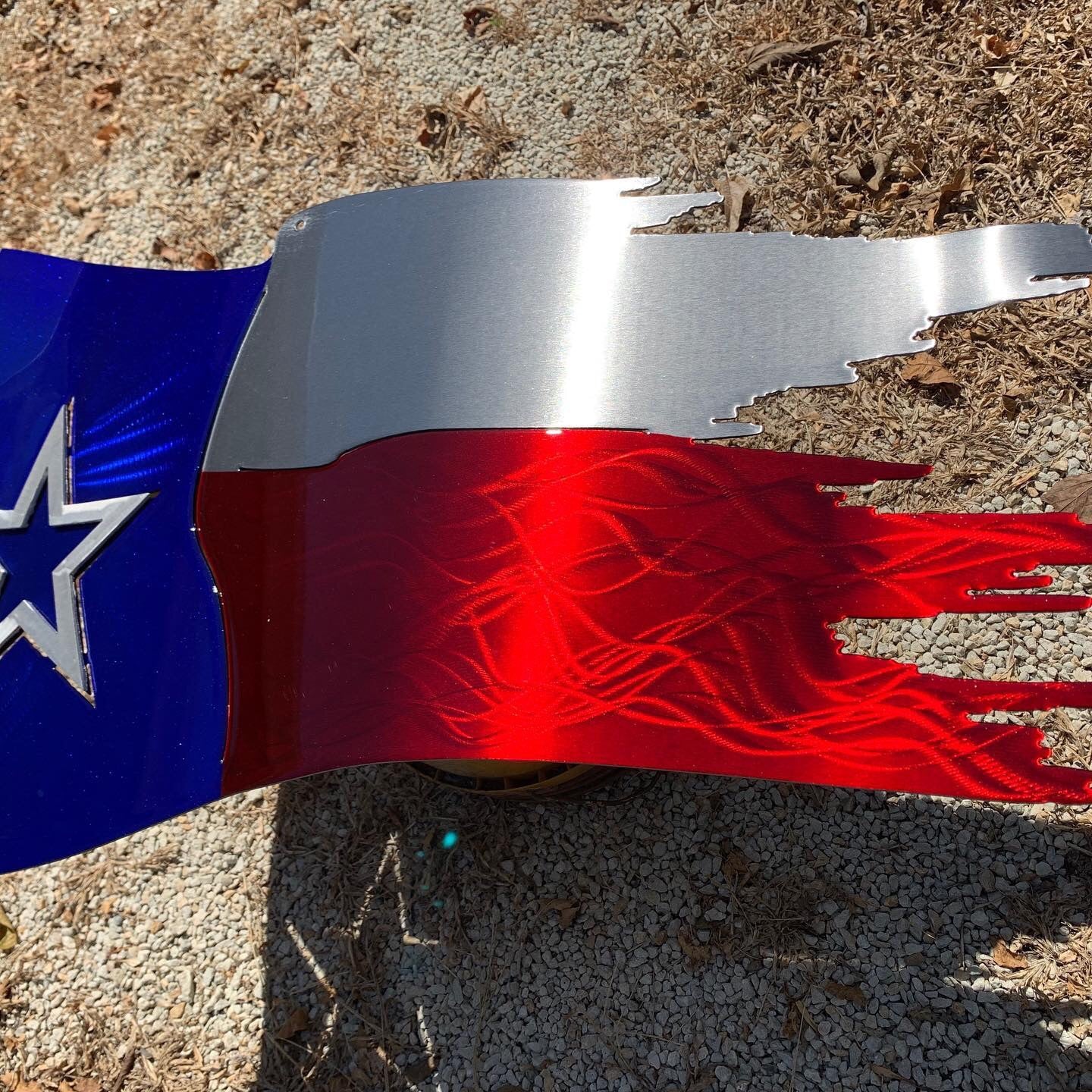 Tattered Lone Star Texas State Flag-DXF/SVG File