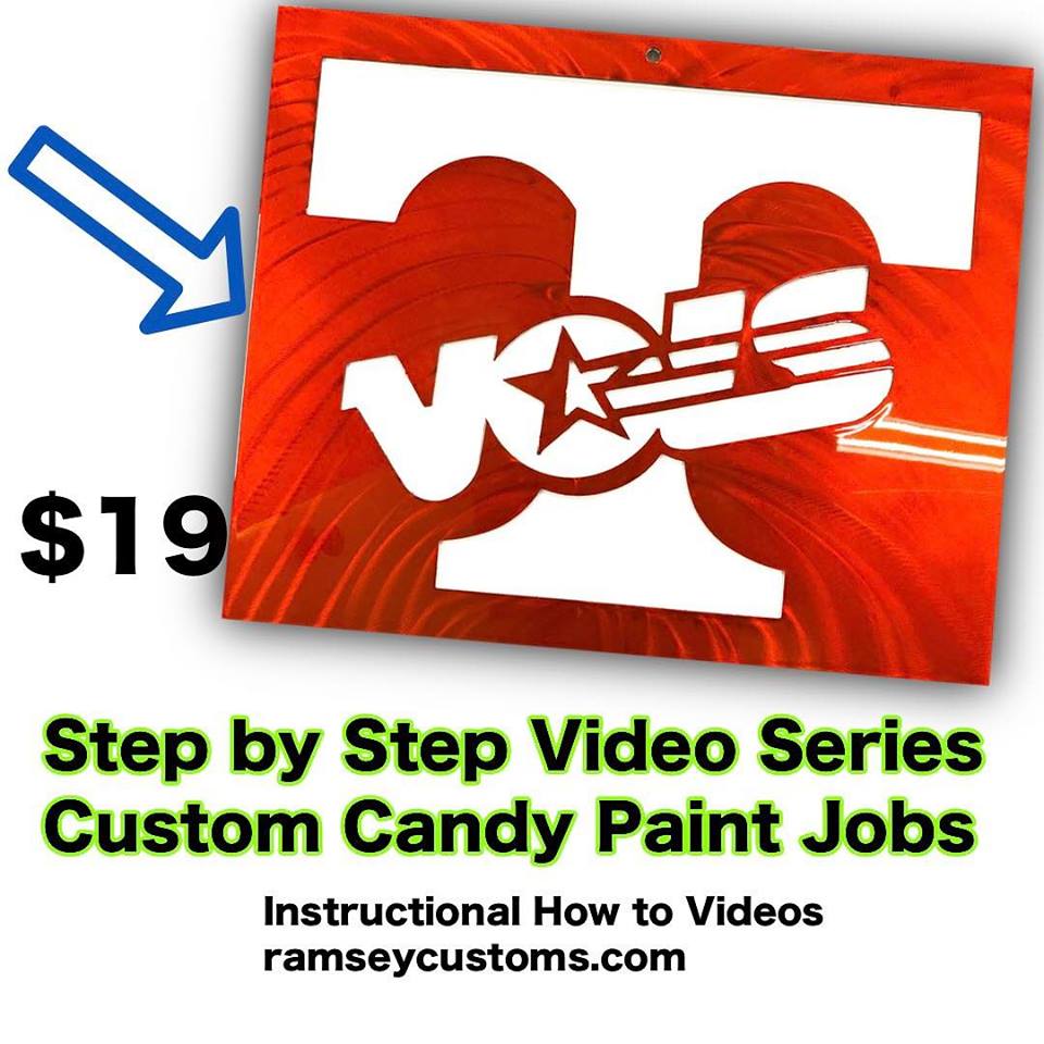 Candy Paint Tutorial Videos for Metal Art