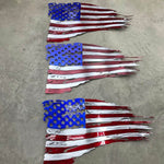 Tattered American Flag Vector CAD DXF File - Includes Betsy Ross